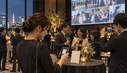 企業イベントの写真共有をQRコードで効率化【幹事が迷わない準備・案内文】