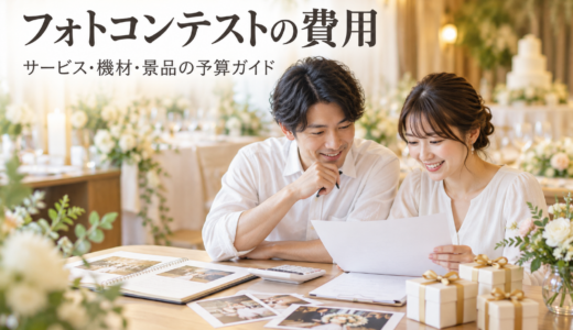 結婚式のフォトコンテスト費用はいくら？【サービス・機材・景品の予算例】